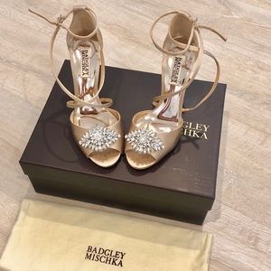 Badgley Mischka Strappy Embellished Evening Heel ✨